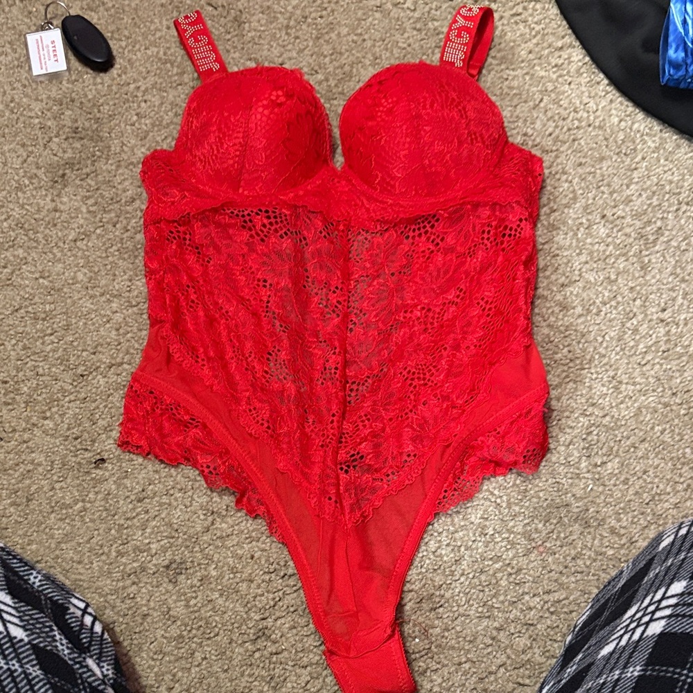 Juicy Couture Red Lace Bralette